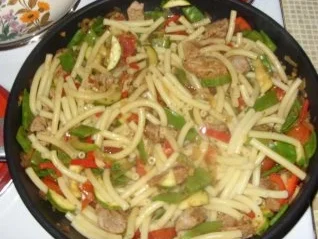 Filet-Gemüse-Nudel-Pfanne - Rezept - Bild Nr. 8