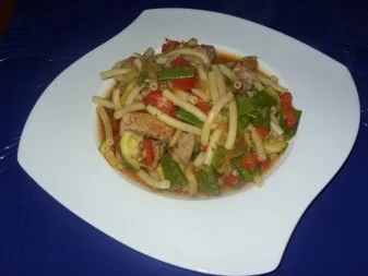 Filet-Gemüse-Nudel-Pfanne - Rezept - Bild Nr. 9