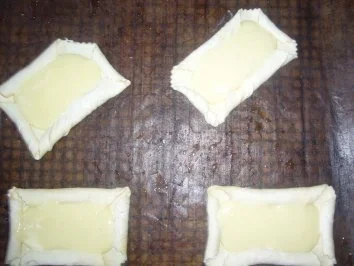 Gebäck: Ananas im Blätterteig-Pudding-Bett - Rezept - Bild Nr. 4