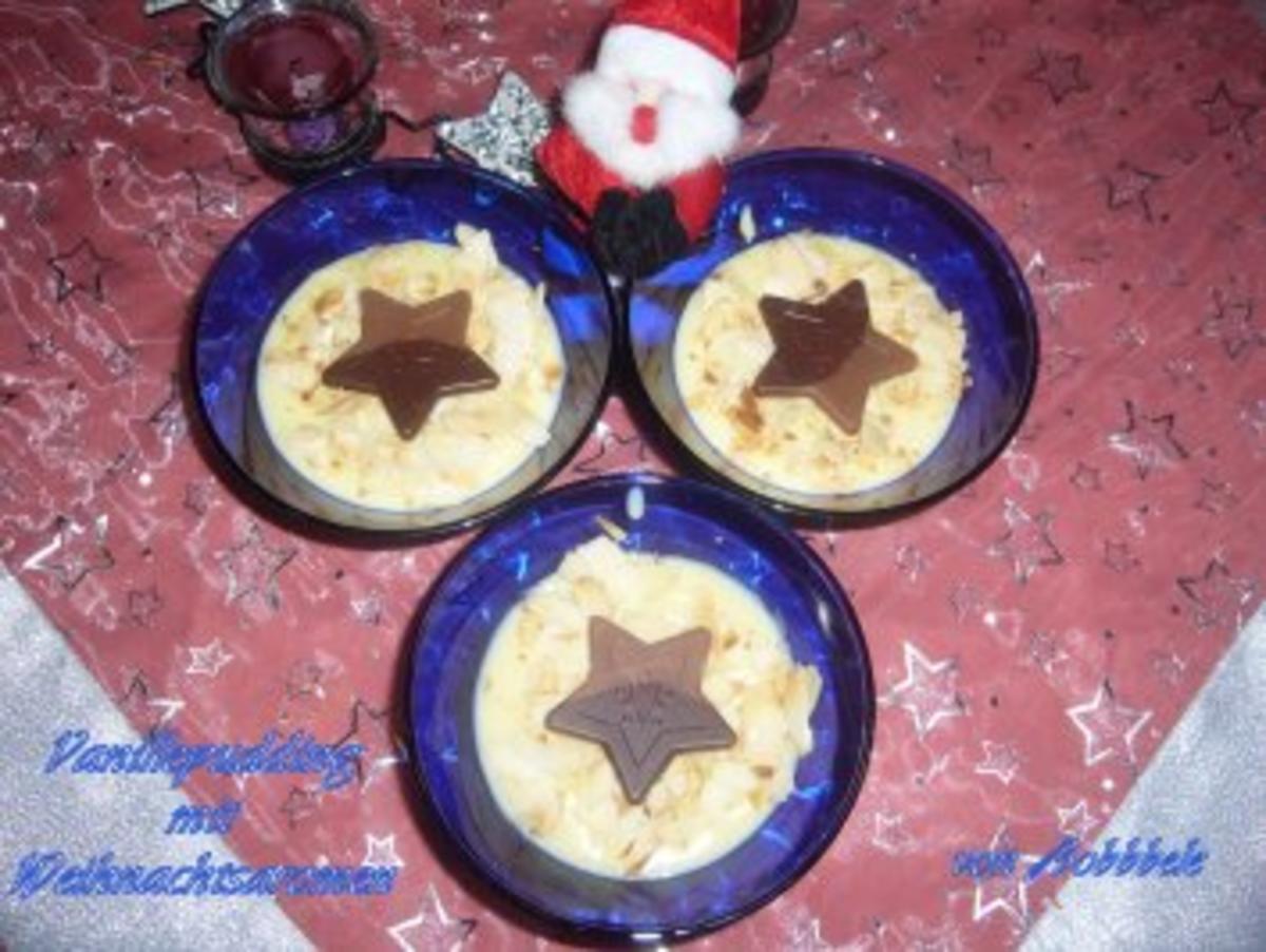 Dessert: Vanillepudding mit Weihnachtsaromen - Rezept