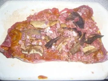 Beilage: Rinderrouladen mit Rinderhack und Steinpilzen - Rezept - Bild Nr. 4