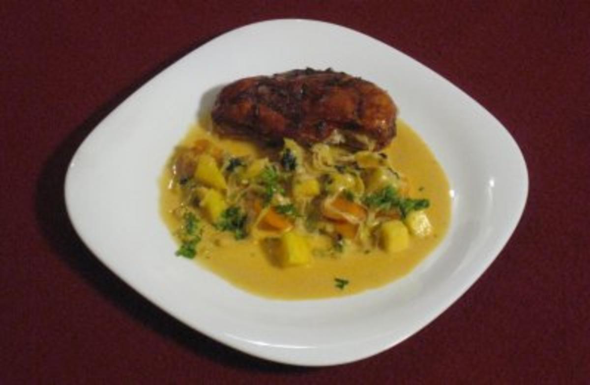 Huhn in Salzkruste mit indischer Curry-Gemüse-Soße - Rezept Von
Einsendungen Das perfekte Dinner