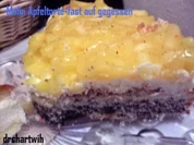 Kuchen~Torte~Mohntorte mit Apfelhaube - Rezept
