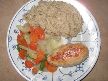 Pilzrisotto mit Hähnchenbrust - Rezept