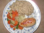 Pilzrisotto mit Hähnchenbrust - Rezept