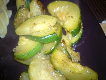 Gebratene Zucchini - Rezept