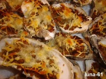 Rezept: AUSTERN GRATINIERT NACH LUNA'S ART AUSTERN GRATINIERT NACH LUNA'S ART - Rezept