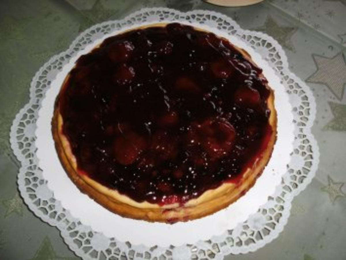 Kasekuchen Ohne Boden Mit Roten Fruchten Rezept Kochbar De