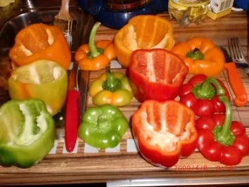 Fleisch: Gefüllte M...M...Paprikaschoten - Rezept - Bild Nr. 6