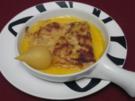 Crepes mit Haselnussfüllung und Birnenmousse - Rezept