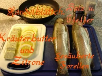 Rezept: Mandelforellen auf Zitronenbett Bild Nr. 3 Mandelforellen auf Zitronenbett - Rezept - Bild Nr. 3