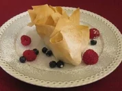 Topfen in Teigblättern - Rezept