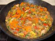 Wok süß-sauer mit Entenfleisch - Rezept