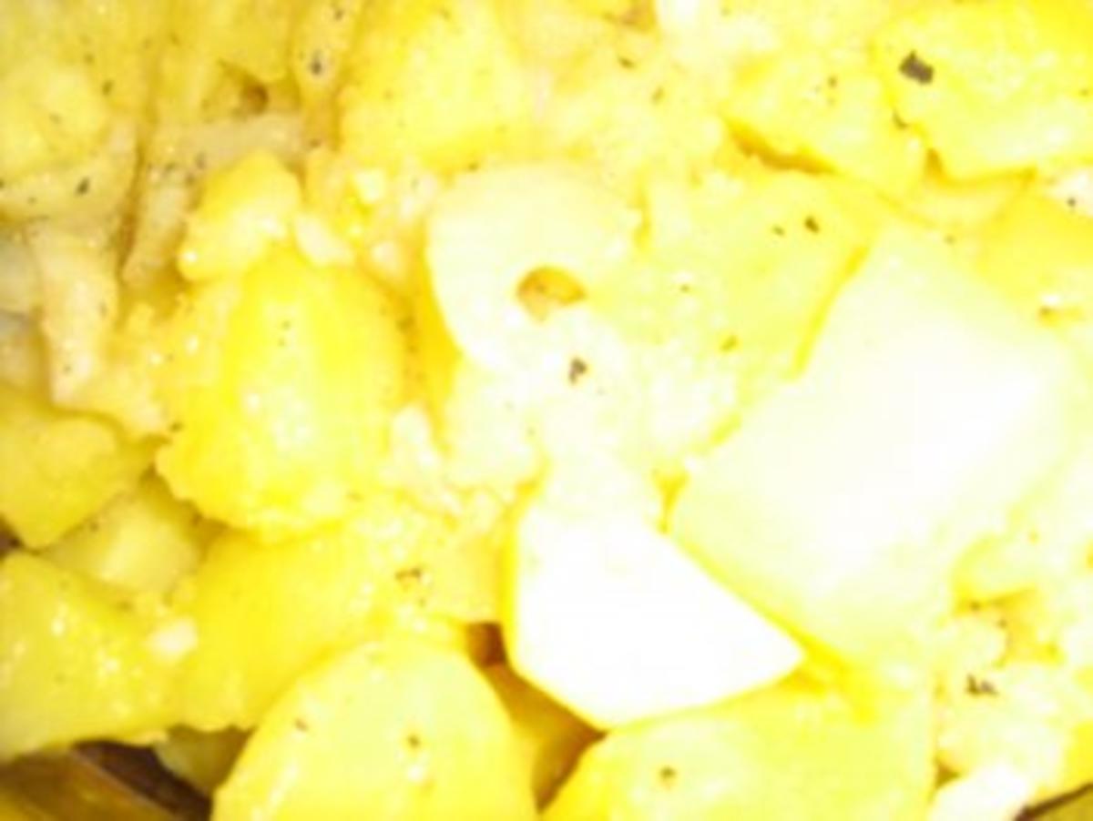 Pangasiusfilet mit Butter-Fenchel-Kartoffeln mit Kräuter-Senf-Sauce - Rezept - Bild Nr. 5