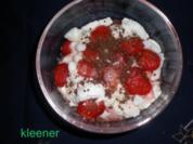 Erdbeertraum auf Baiser mit einer Mascarponecreme - Rezept