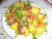 Filetstreifen mit Bratkartoffeln - Rezept