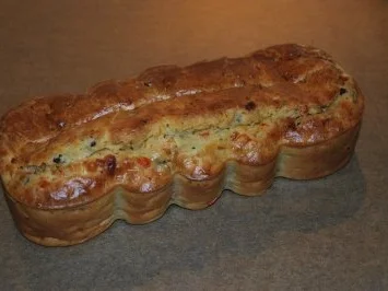 Paprika-Feta-Cake mit Oliven - Rezept