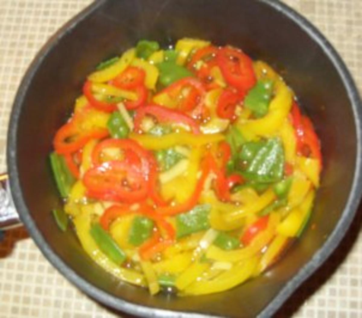 Buntes Sahne-Gemüse mit Nudeln - Rezept - Bild Nr. 4