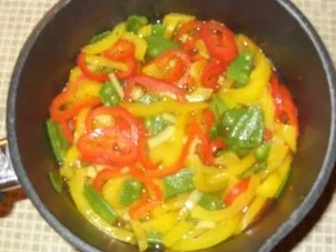 Buntes Sahne-Gemüse mit Nudeln - Rezept - Bild Nr. 4