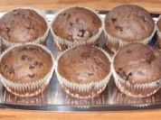Kleingebäck - Heidelbeer-Muffins mit Schoko-Tröpfchen - Rezept