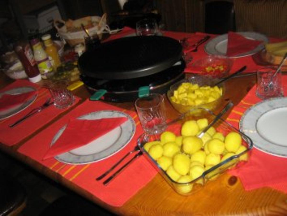 Raclette für unsere Silvesterfeier - Rezept