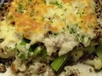 Blumenkohl-Hackauflauf mit Staudensellerie - Rezept - Bild Nr. 2