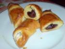 Croissants - gefüllt mit Nussnougatcreme oder Milchreis - Rezept
