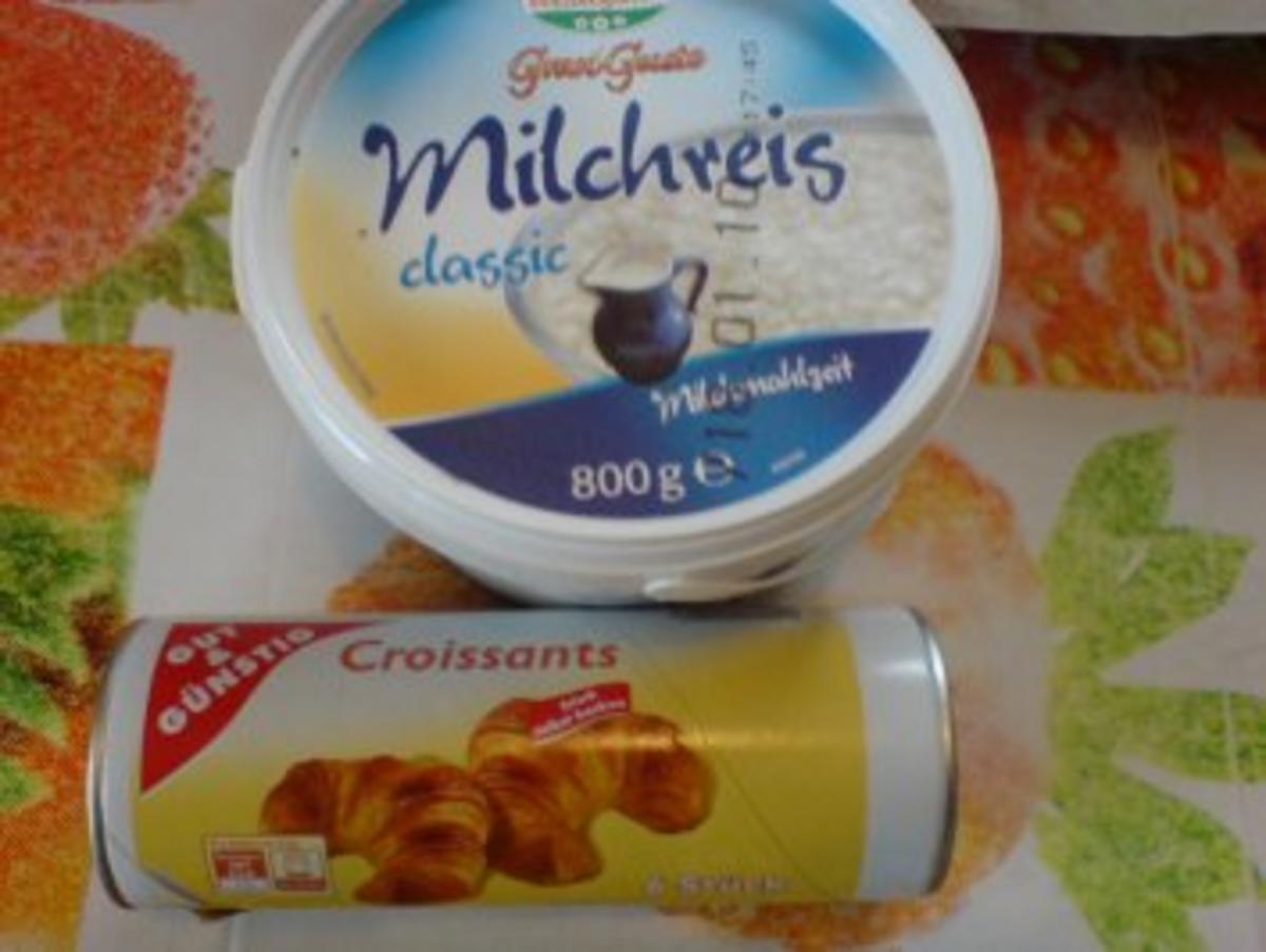 Croissants - gefüllt mit Nussnougatcreme oder Milchreis - Rezept - Bild Nr. 5