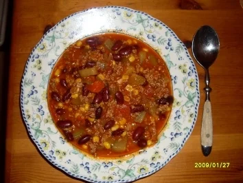 Schmorgurken- Gemüsetopf mit Hack - Rezept