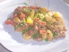 Geschmortes Zwiebelhackfleisch - Rezept