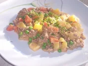 Geschmortes Zwiebelhackfleisch - Rezept