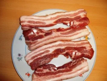 Rezept: Linsen mit Bauchspeck und Spiralnudeln Bild Nr. 4 Linsen mit Bauchspeck und Spiralnudeln - Rezept - Bild Nr. 4