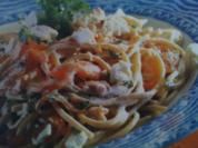 Spaghetti al Salmone mit Lachs und Feta - Rezept