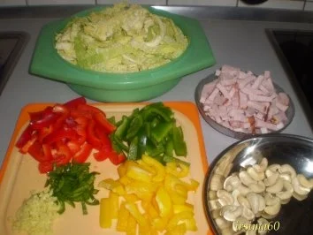  Schnelle scharfe bunte Pfanne - Rezept - Bild Nr. 3