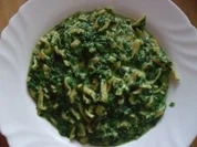 Spinat mit Tagliatelle - Rezept