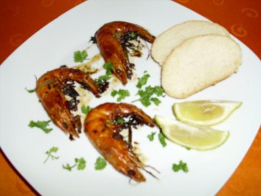 Riesengarnelen aus dem Backofen - schnell &amp; einfach - 112 kcal/100g