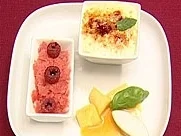 Gebrannte Lemongrass-Chili-Creme auf tropischem Püree - Rezept