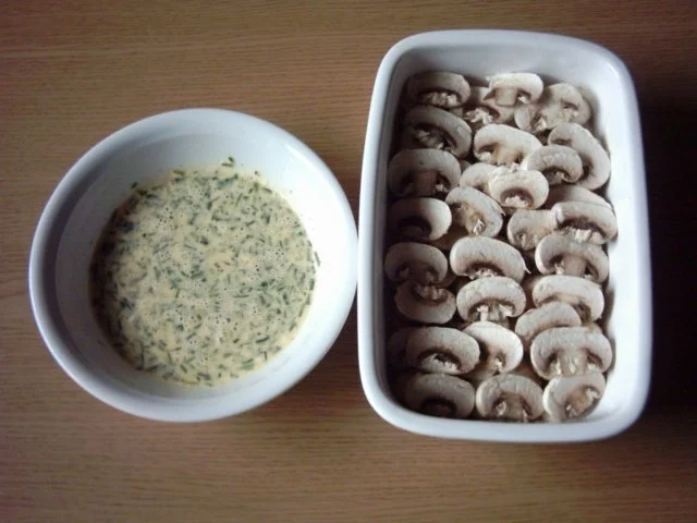 Rezept: Champignonauflauf Bild Nr. 2 Champignonauflauf - Rezept - Bild Nr. 2