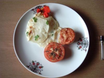 Rezept: Kohlrabiauflauf mit Gorgonzola Kohlrabiauflauf mit Gorgonzola - Rezept