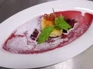 Parfait von Chili und rosa Ingwer mit Kokos-Limonen- Caipirinha - Rezept