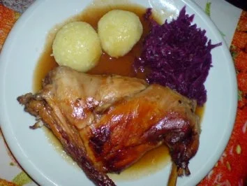 Geschmortes Kaninchen in Weißweinsoße - Rezept