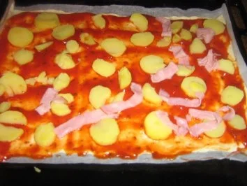 Rezept: Raclette - Pizza Bild Nr. 3 Raclette - Pizza - Rezept - Bild Nr. 3