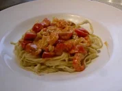 Tagliatelle mit Flusskrebsschwänzen - Rezept