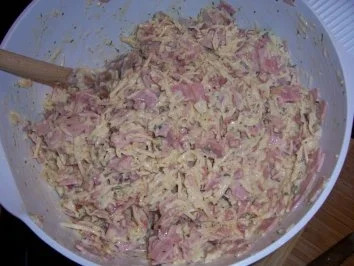 Kuchen pikant...Käse-Schinken-Kuchen - Rezept - Bild Nr. 3