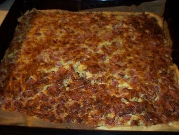 Kuchen pikant...Käse-Schinken-Kuchen - Rezept - Bild Nr. 5