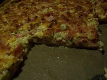 Kuchen pikant...Käse-Schinken-Kuchen - Rezept