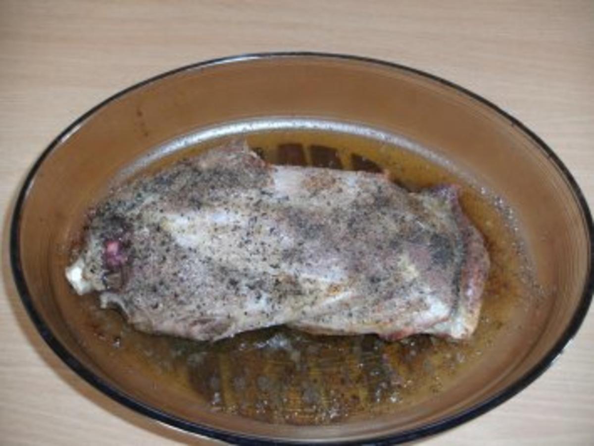 Fleisch: Lammschulter gebraten - Rezept - Bild Nr. 2