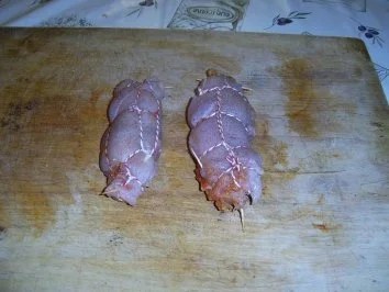 Gefüllte Hühnerbrüstchen mit Schmorgemüse in einer Lauchrolle. - Rezept - Bild Nr. 10