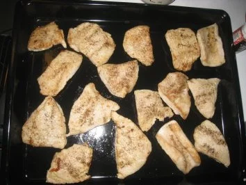 Rezept: Putenschnitzel vom Blech Putenschnitzel vom Blech - Rezept