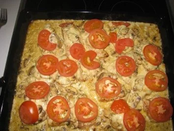 Rezept: Putenschnitzel vom Blech Bild Nr. 4 Putenschnitzel vom Blech - Rezept - Bild Nr. 4